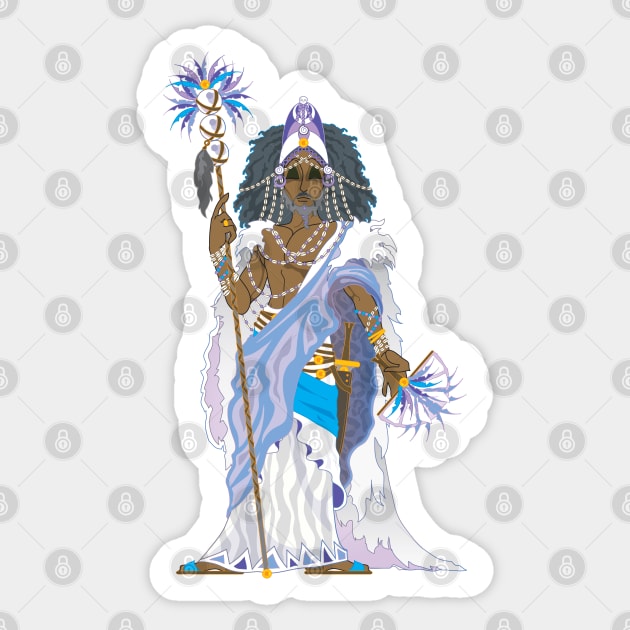 Obatala Sticker by The Cuban Witch